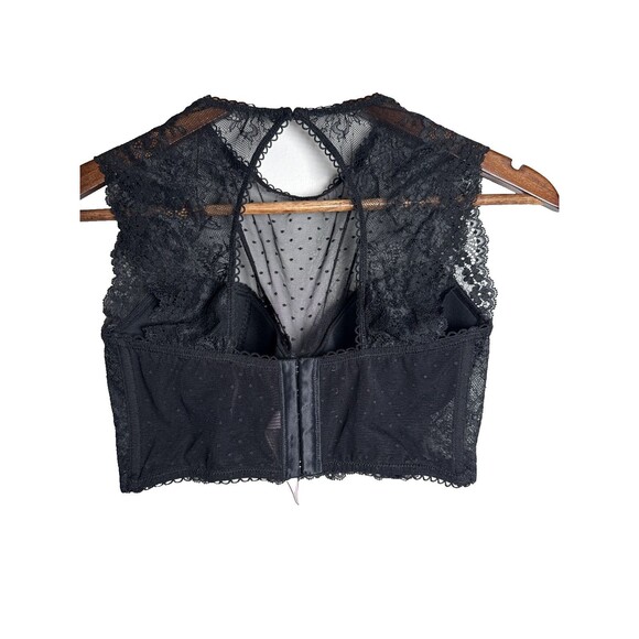 Dobreva Sexy Lace Mesh Corset Bra Black Size 34D - Picture 6 of 16
